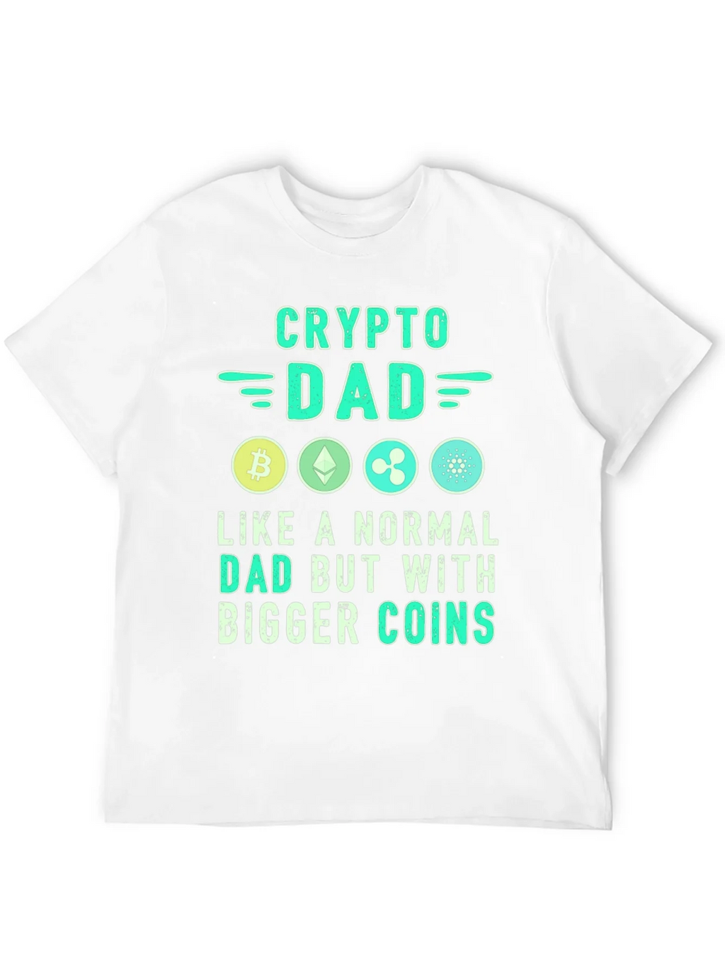 Crypto Dad T-Shirt - Bitcoin Ethereum XRP product image 3