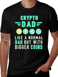 Crypto Dad T-Shirt - Bitcoin Ethereum XRP product image 1