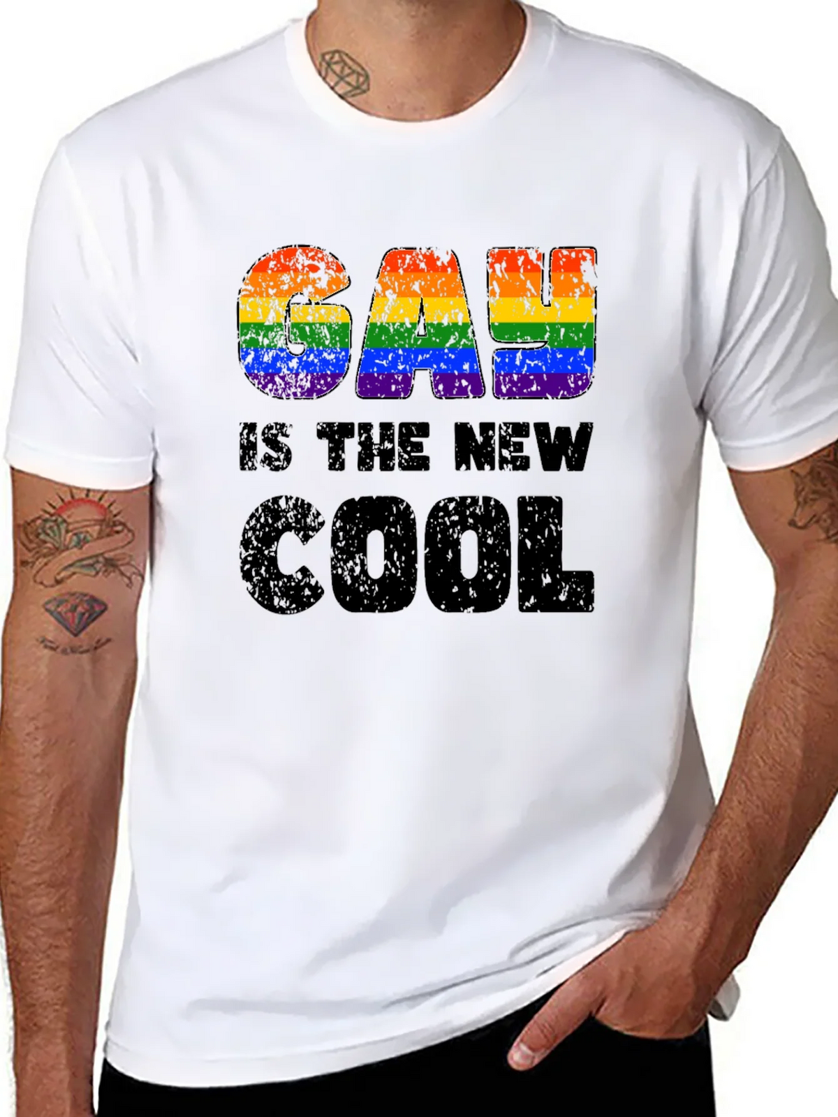 Gay Is The New Cool Graphic Tee - Pride T-Shirt product image 10