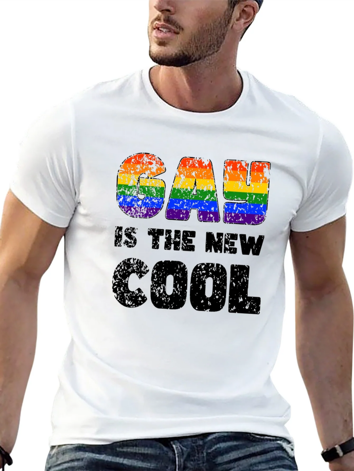 Gay Is The New Cool Graphic Tee - Pride T-Shirt product image 4