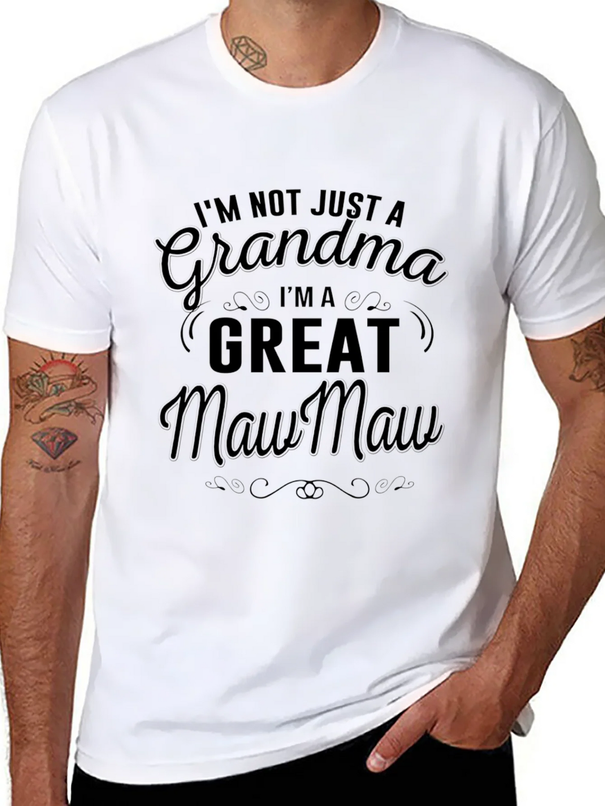 Grandma Maw Black T-Shirt product image 10