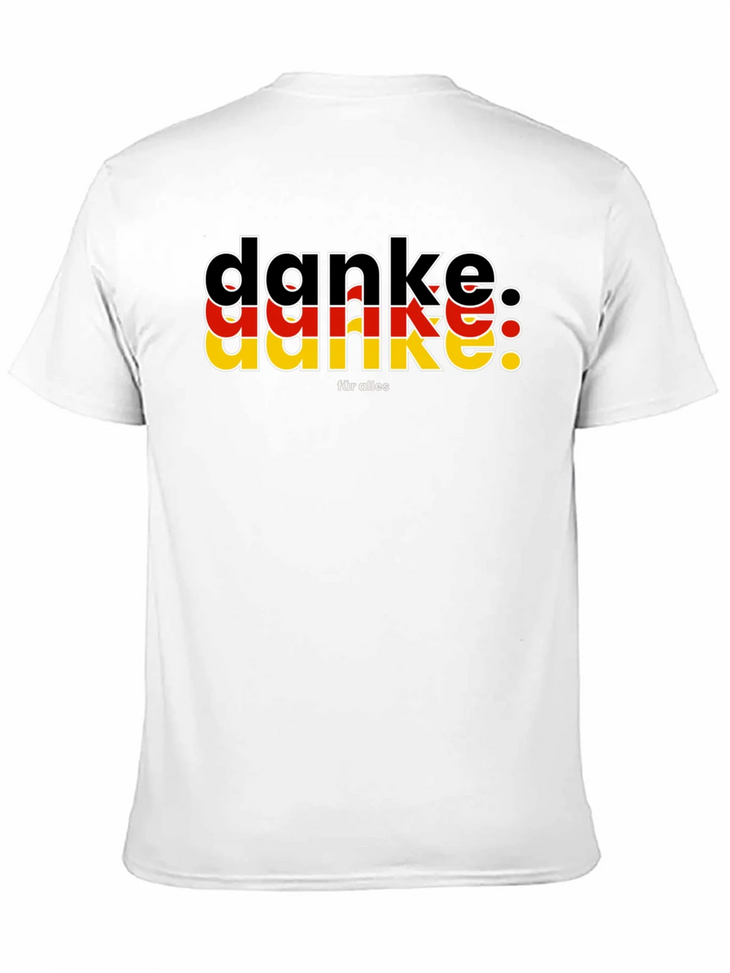 Danke T-Shirt - German Flag Colors product image 2