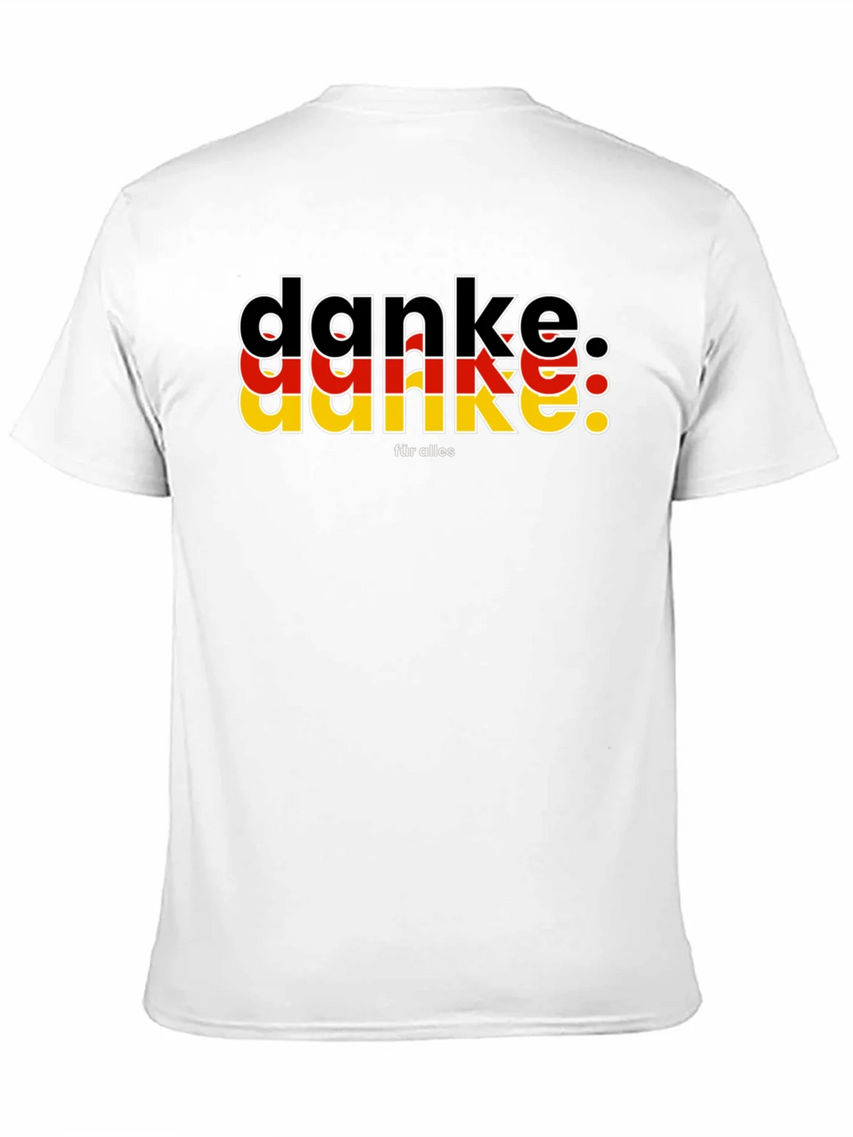 Danke T-Shirt - German Flag Colors product image 2
