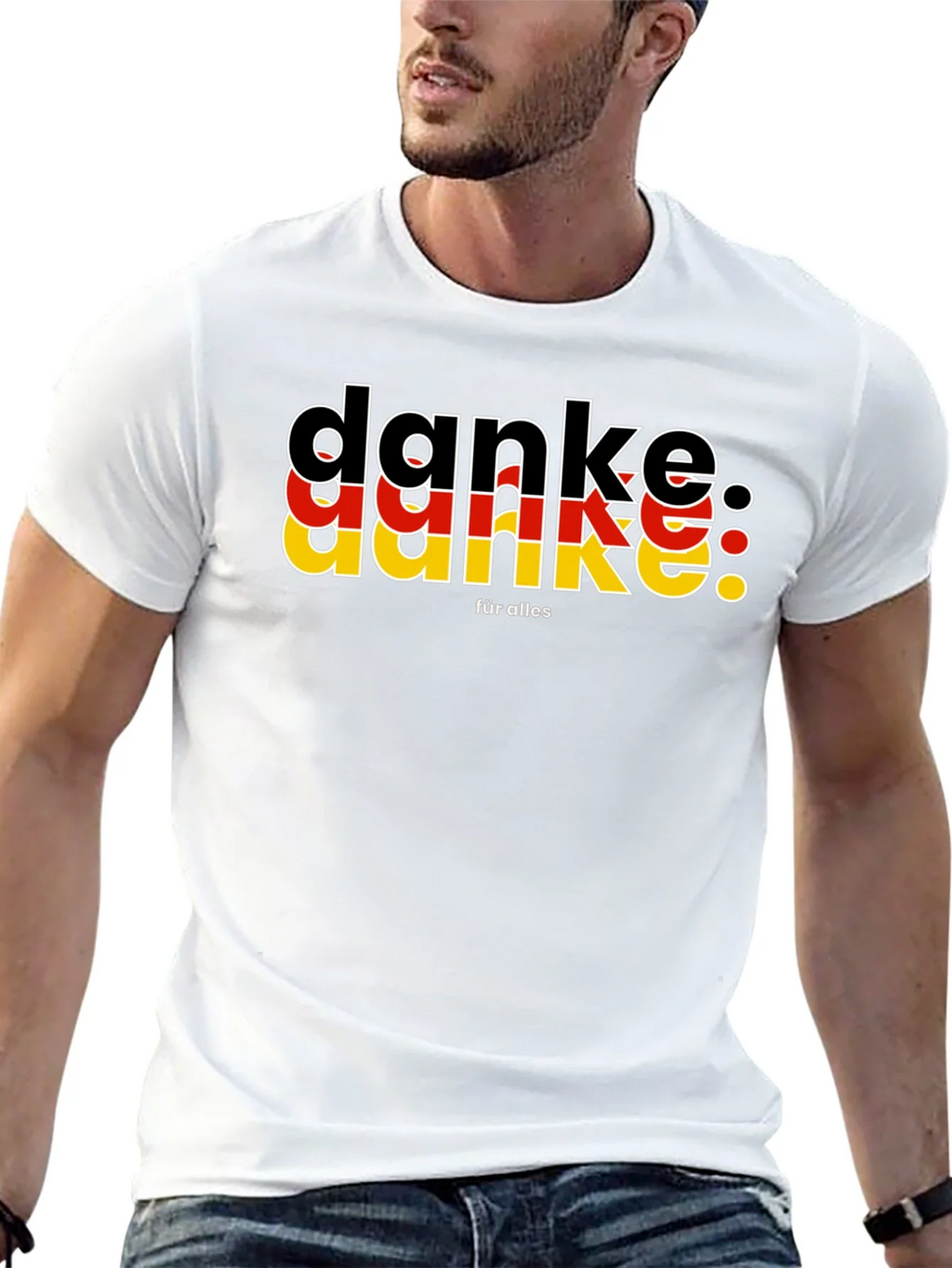 Danke T-Shirt - German Flag Colors product image 4