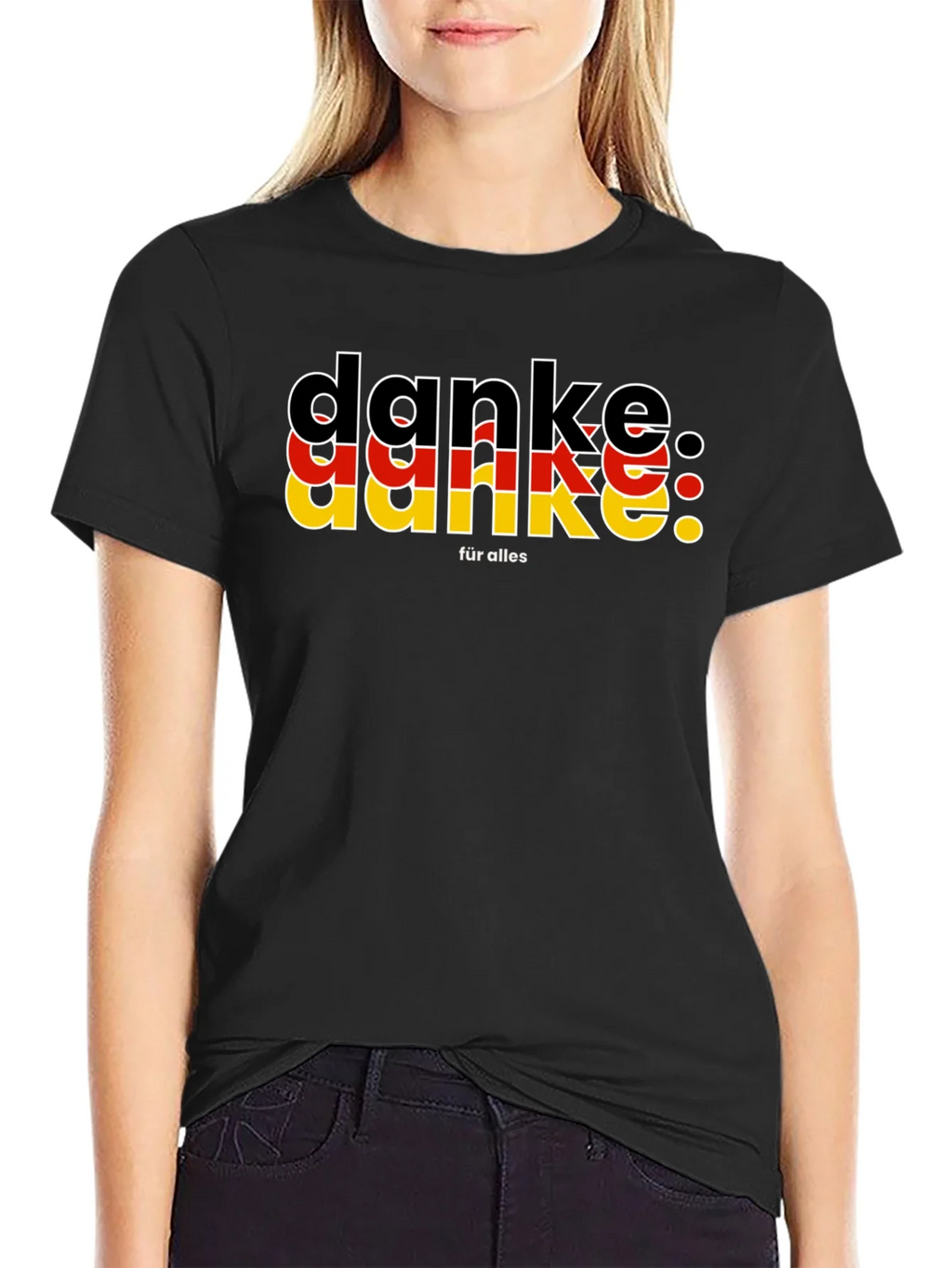Danke T-Shirt - German Flag Colors product image 5