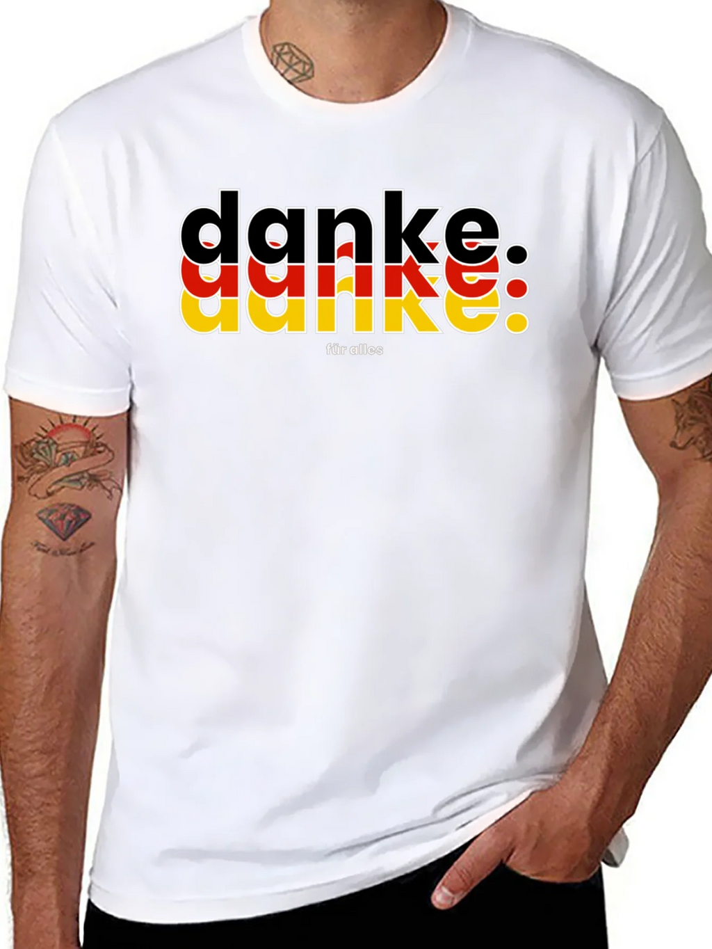 Danke T-Shirt - German Flag Colors product image 10