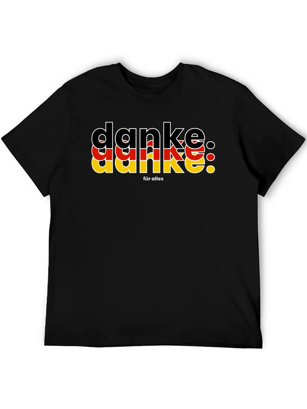 Danke T-Shirt - German Flag Colors product image 8