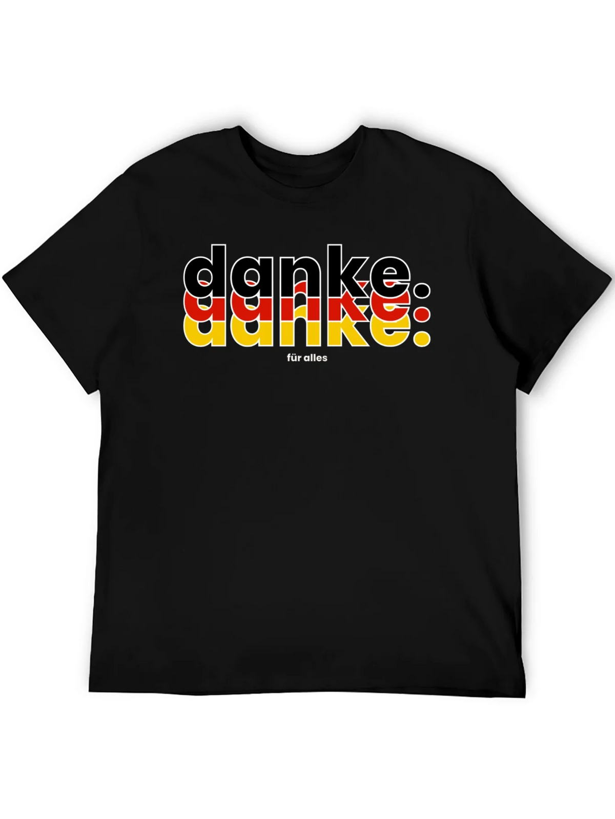 Danke T-Shirt - German Flag Colors product image 8