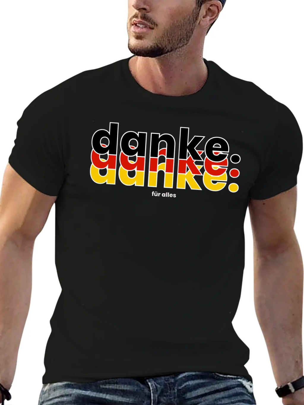 Danke T-Shirt - German Flag Colors product image 9