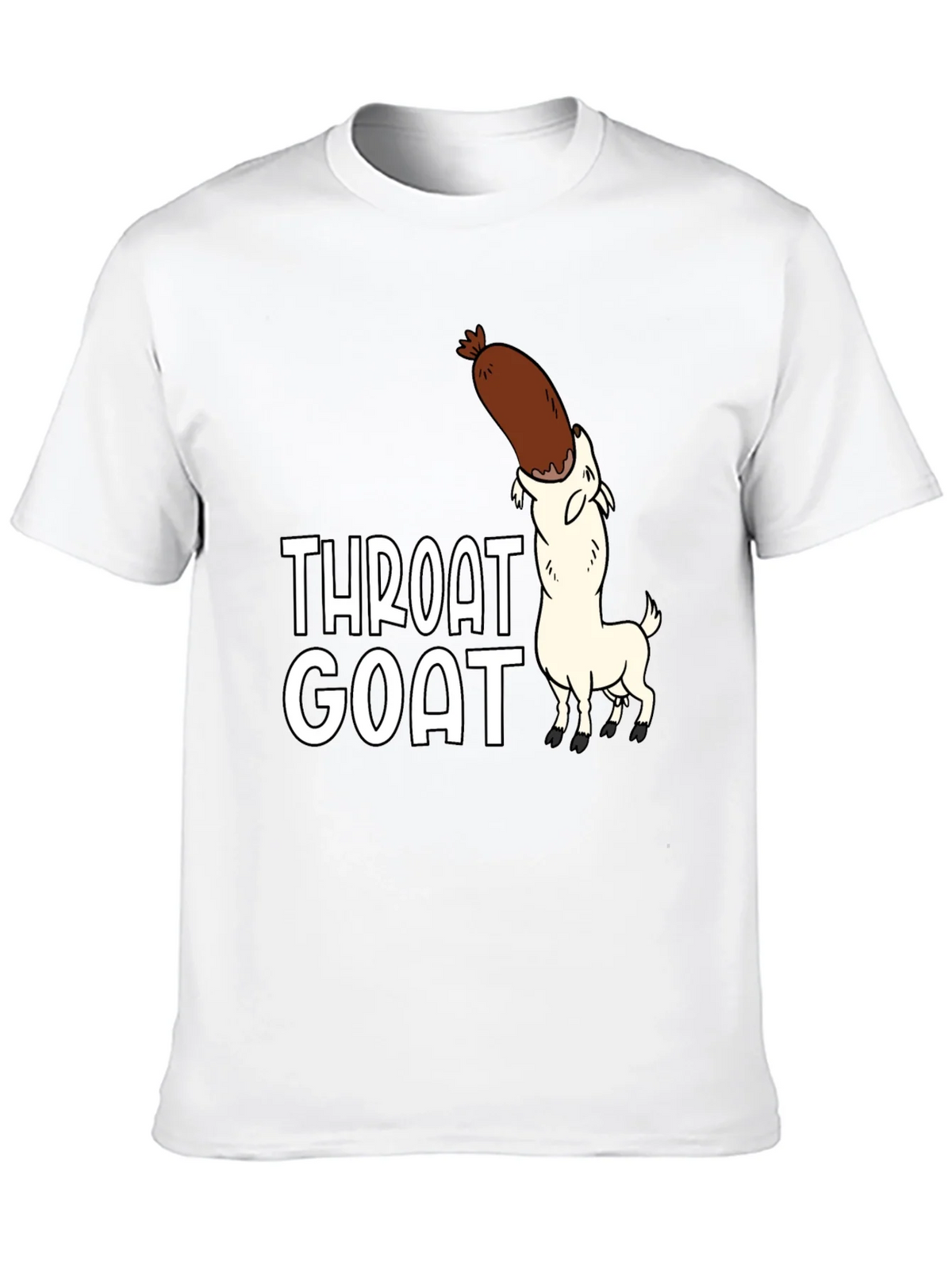 Throat Goat Graphic Tee - Black Unisex Shirt product image 12