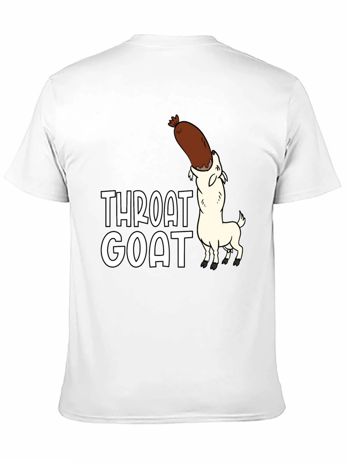 Throat Goat Graphic Tee - Black Unisex Shirt product image 2