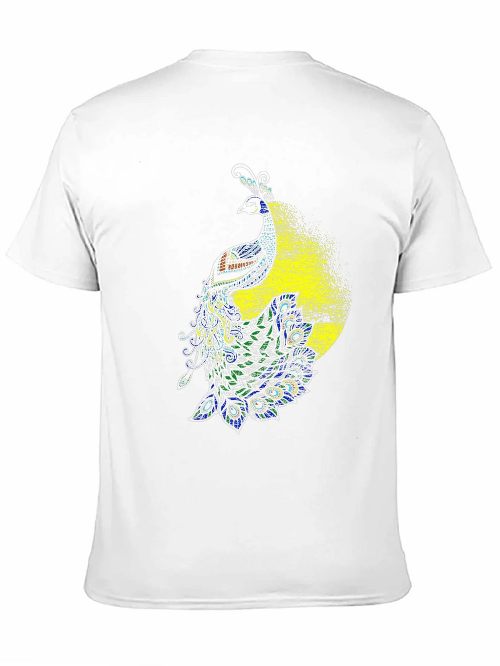 Peacock Graphic Black T-Shirt - Bold & Stylish Design product image 2