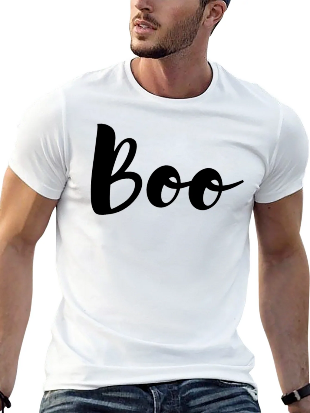Boo Crew Black T-Shirt - Halloween Fashion product image 4