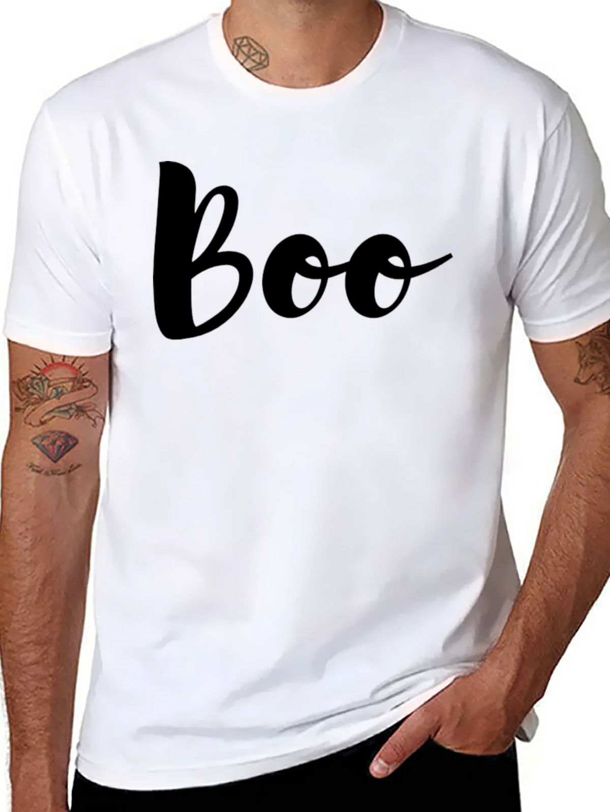 Boo Crew Black T-Shirt - Halloween Fashion product image 10