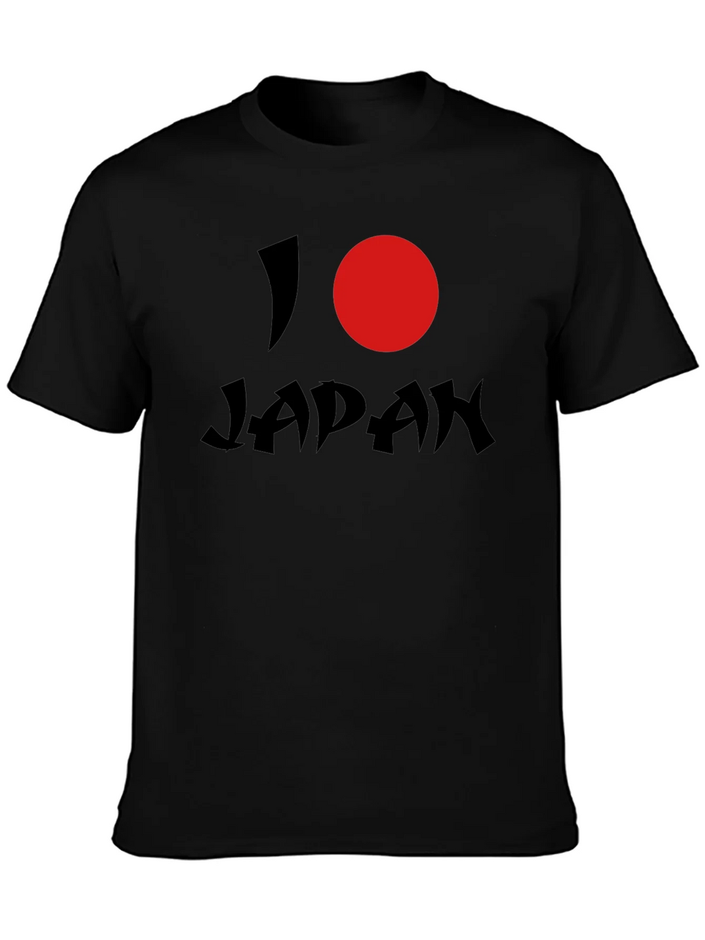 I Heart Japan Graphic Tee - Black Short Sleeve Shirt product image 6