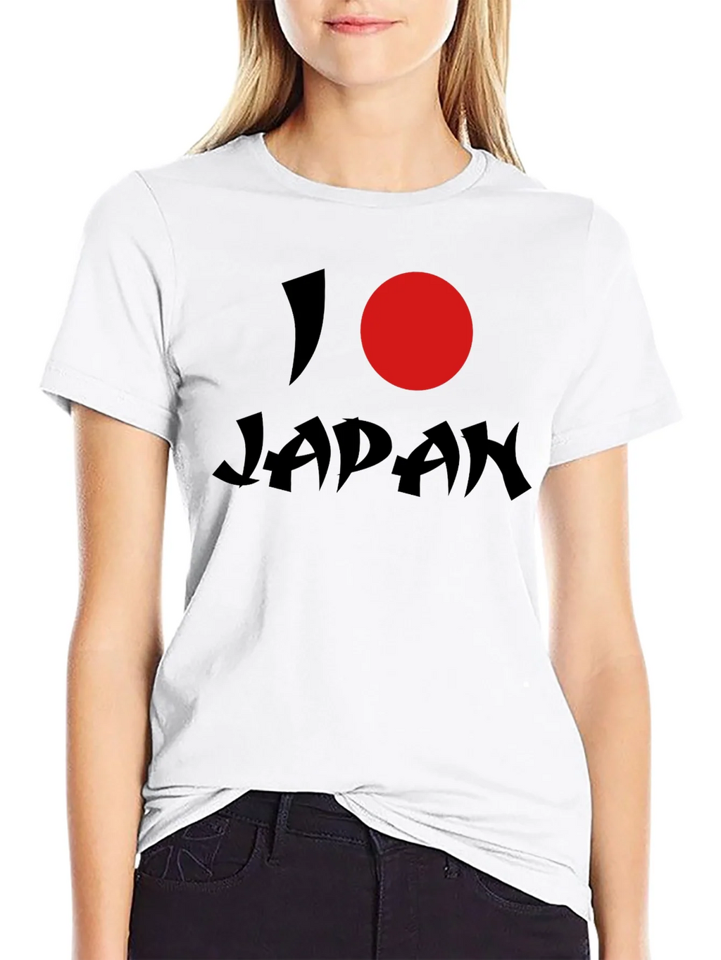 I Heart Japan Graphic Tee - Black Short Sleeve Shirt product image 11