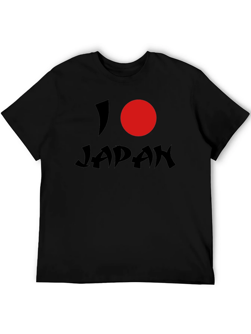 I Heart Japan Graphic Tee - Black Short Sleeve Shirt product image 8