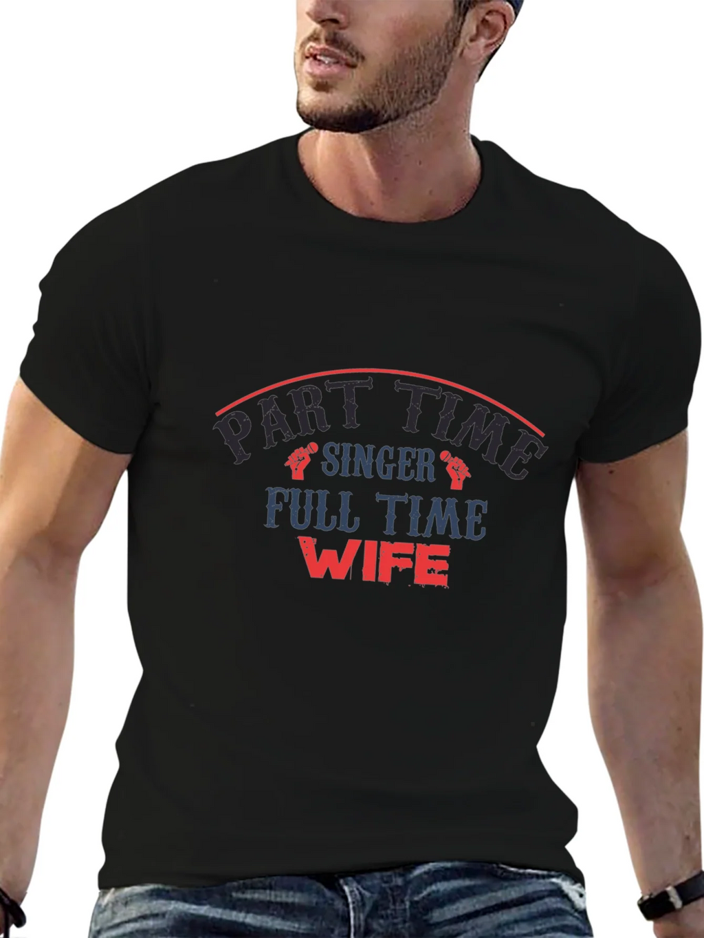 Part Time Singer Full Wife Graphic T-Shirt product image 9