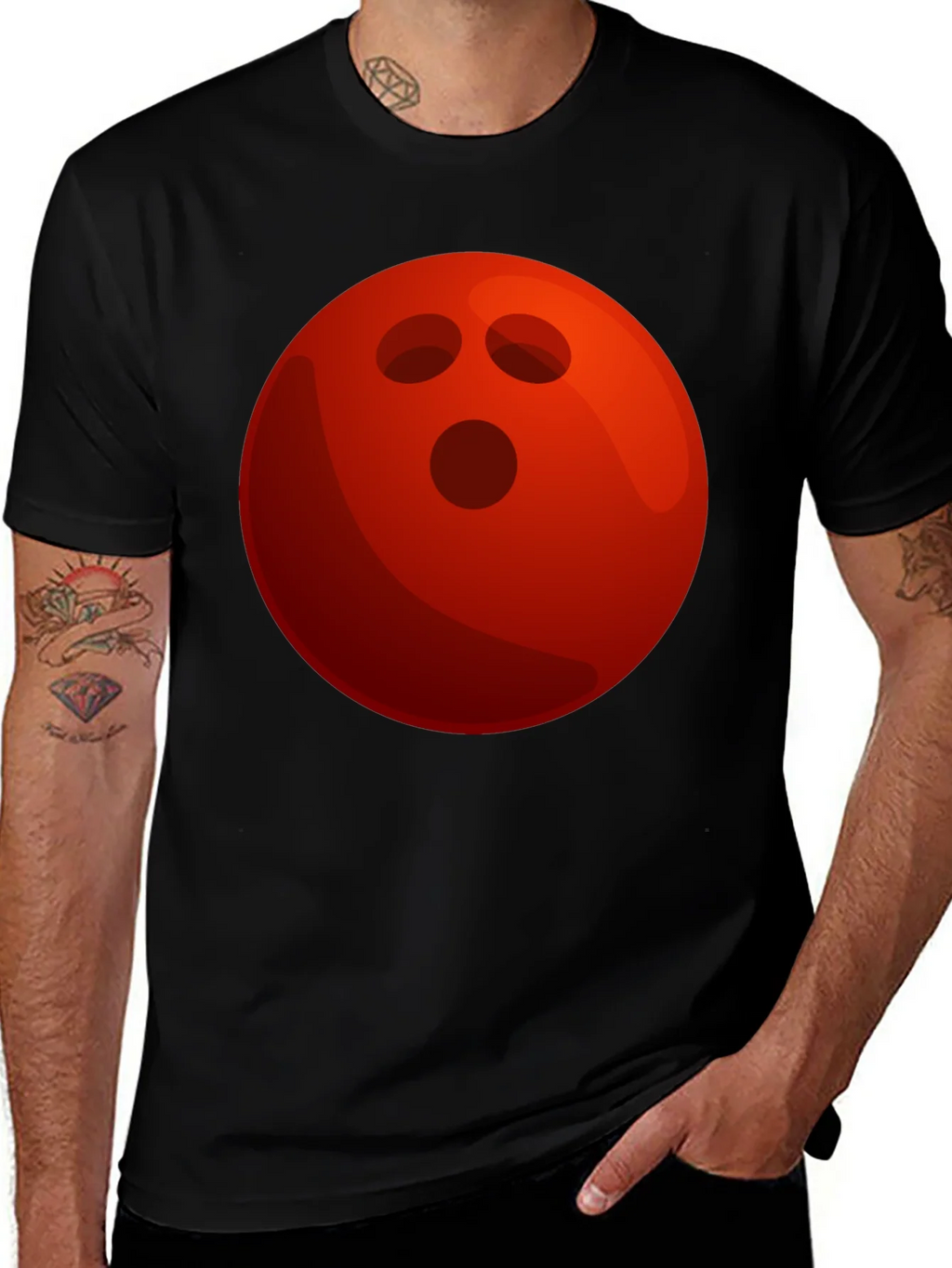 Bowling Ball Graphic T-Shirt - Strike Style product image 1