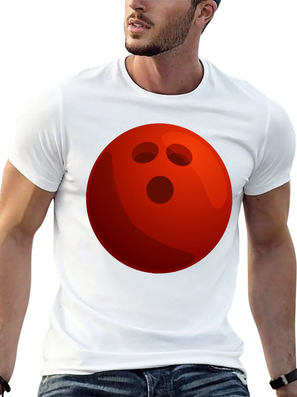 Bowling Ball Graphic T-Shirt - Strike Style product image 4