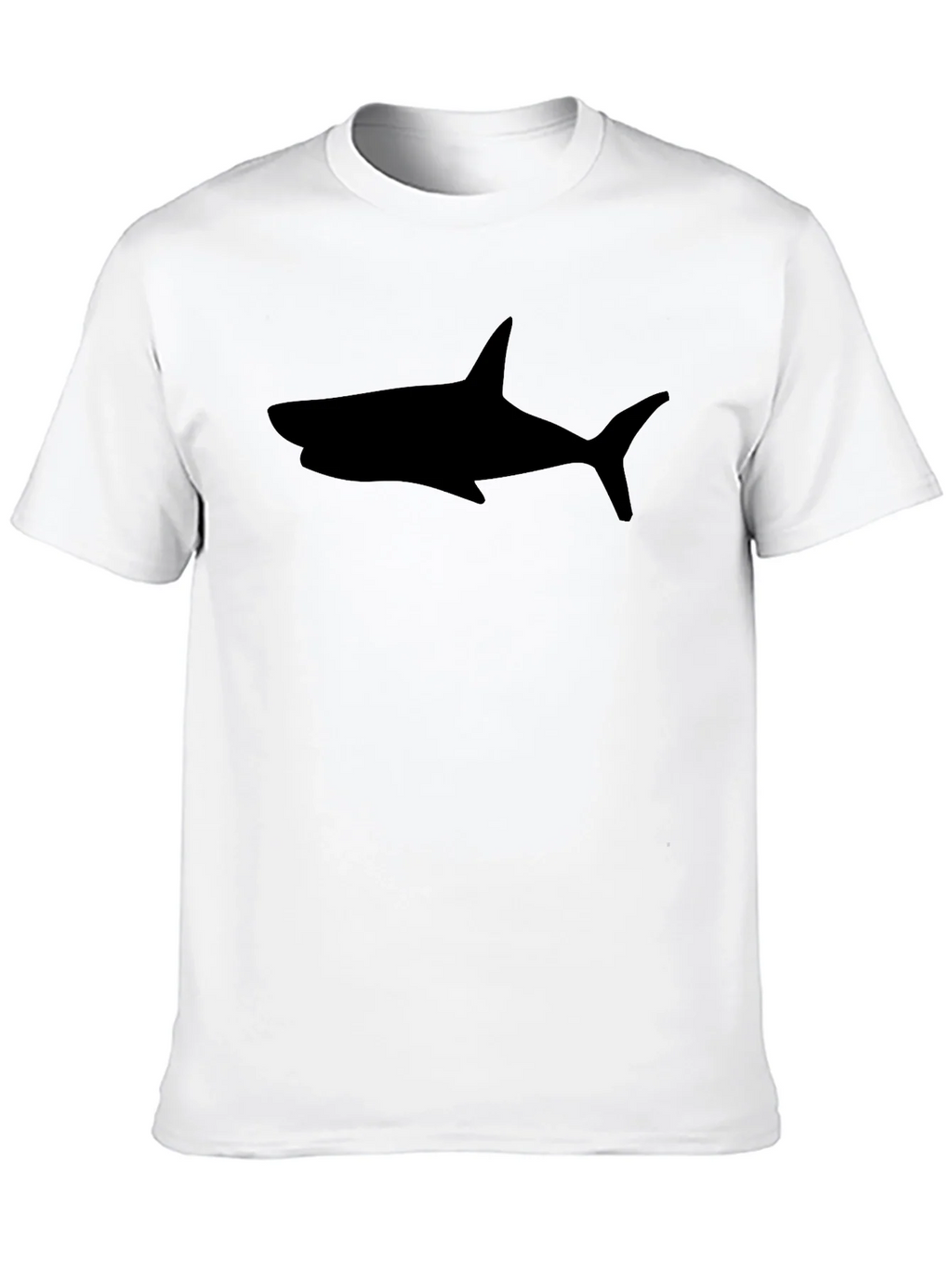 Shark Silhouette Black T-Shirt product image 12
