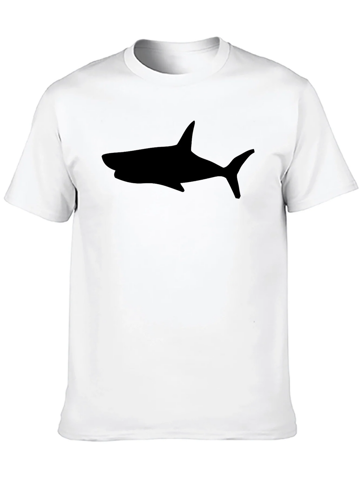 Shark Silhouette Black T-Shirt product image 12