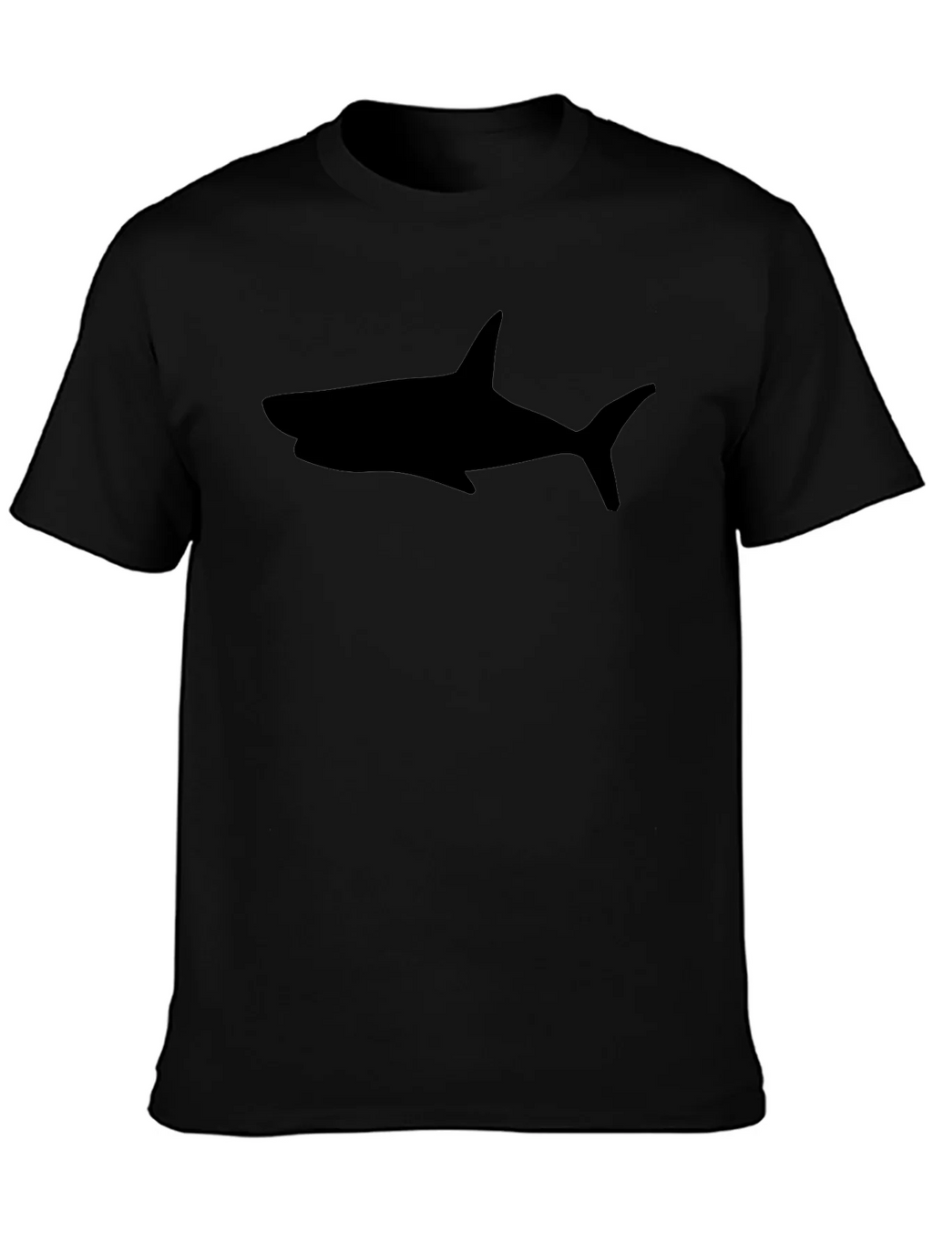 Shark Silhouette Black T-Shirt product image 6