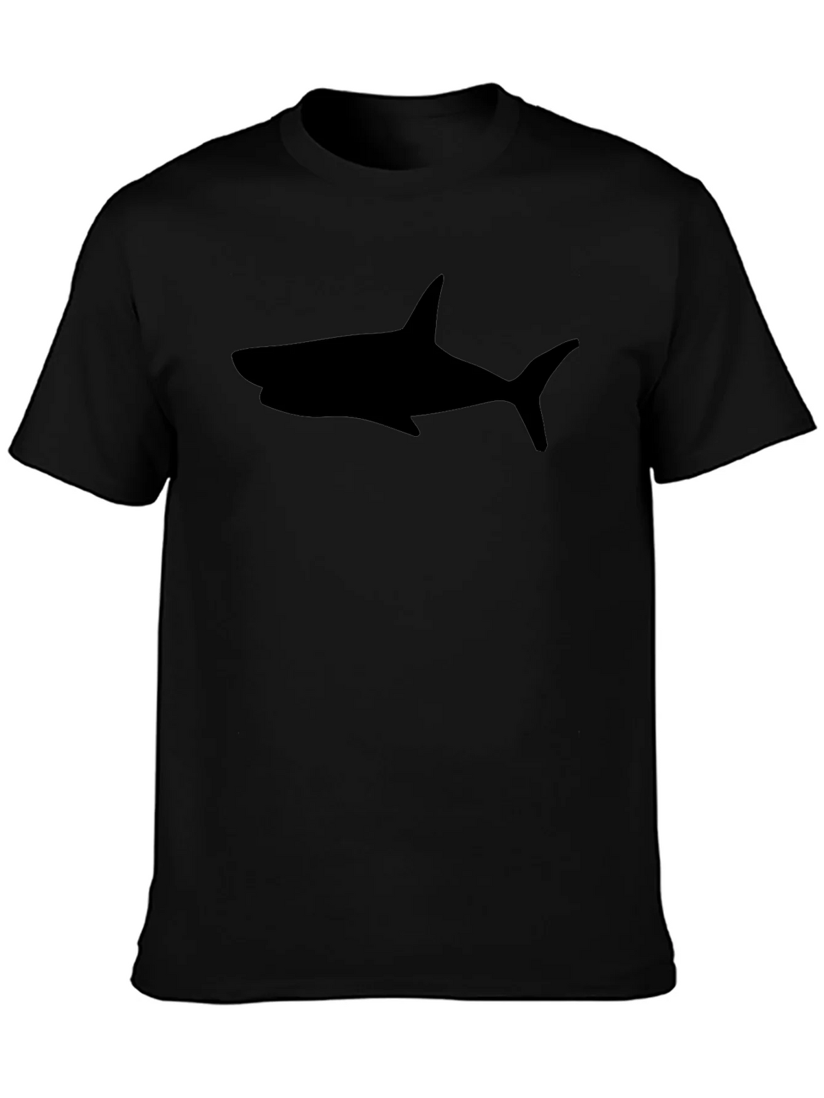 Shark Silhouette Black T-Shirt product image 6