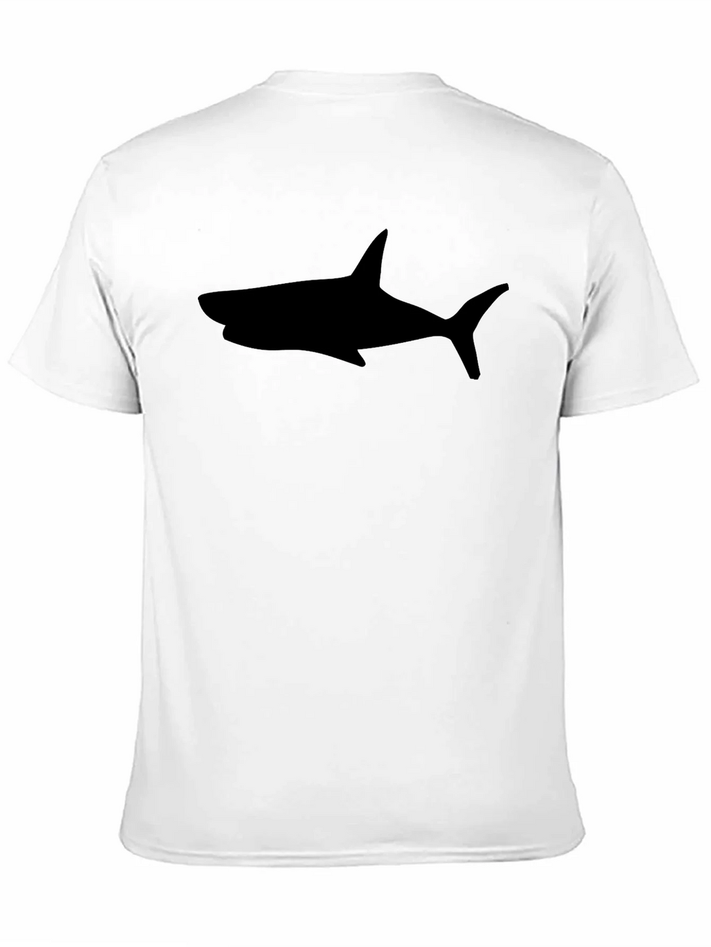 Shark Silhouette Black T-Shirt product image 2