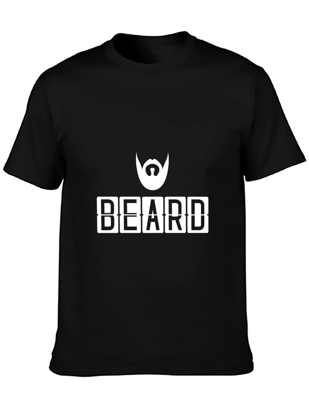 Beard Graphic T-Shirt - Cool Mens Black Tee product image 6