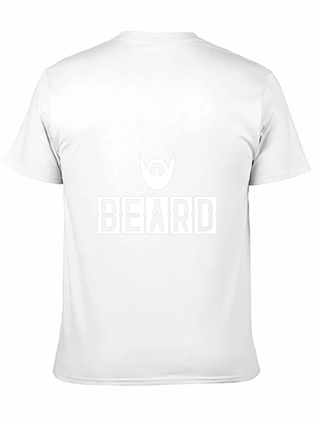 Beard Graphic T-Shirt - Cool Mens Black Tee product image 2