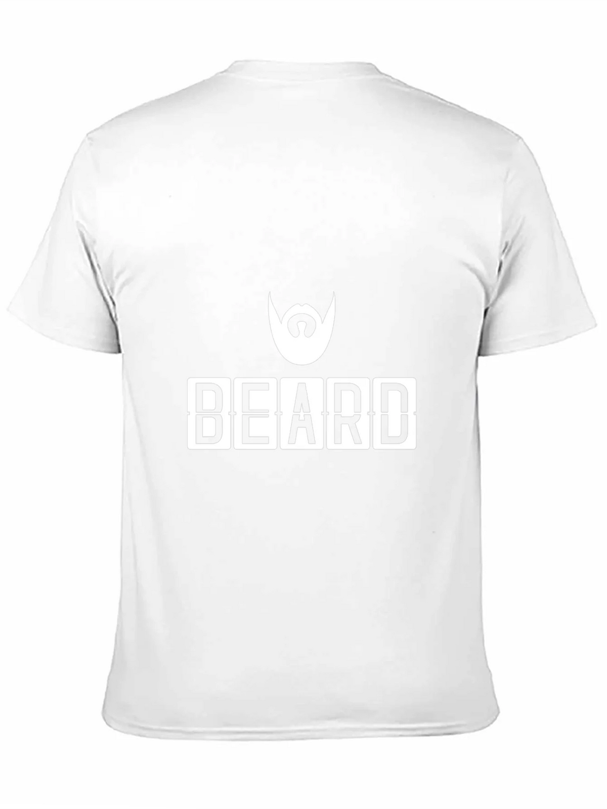 Beard Graphic T-Shirt - Cool Mens Black Tee product image 2