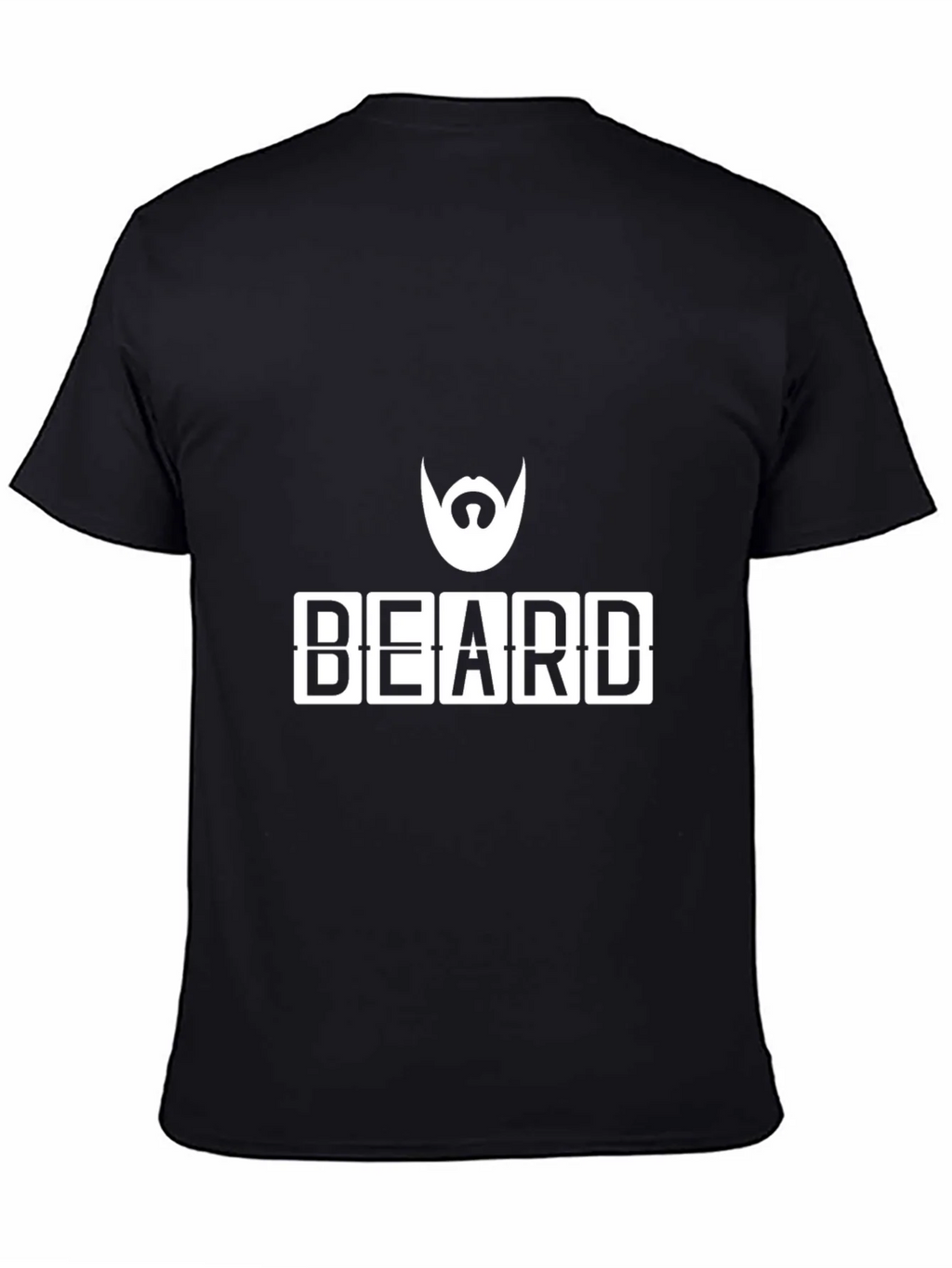 Beard Graphic T-Shirt - Cool Mens Black Tee product image 7