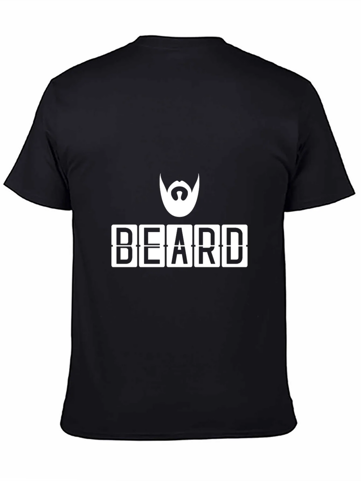 Beard Graphic T-Shirt - Cool Mens Black Tee product image 7