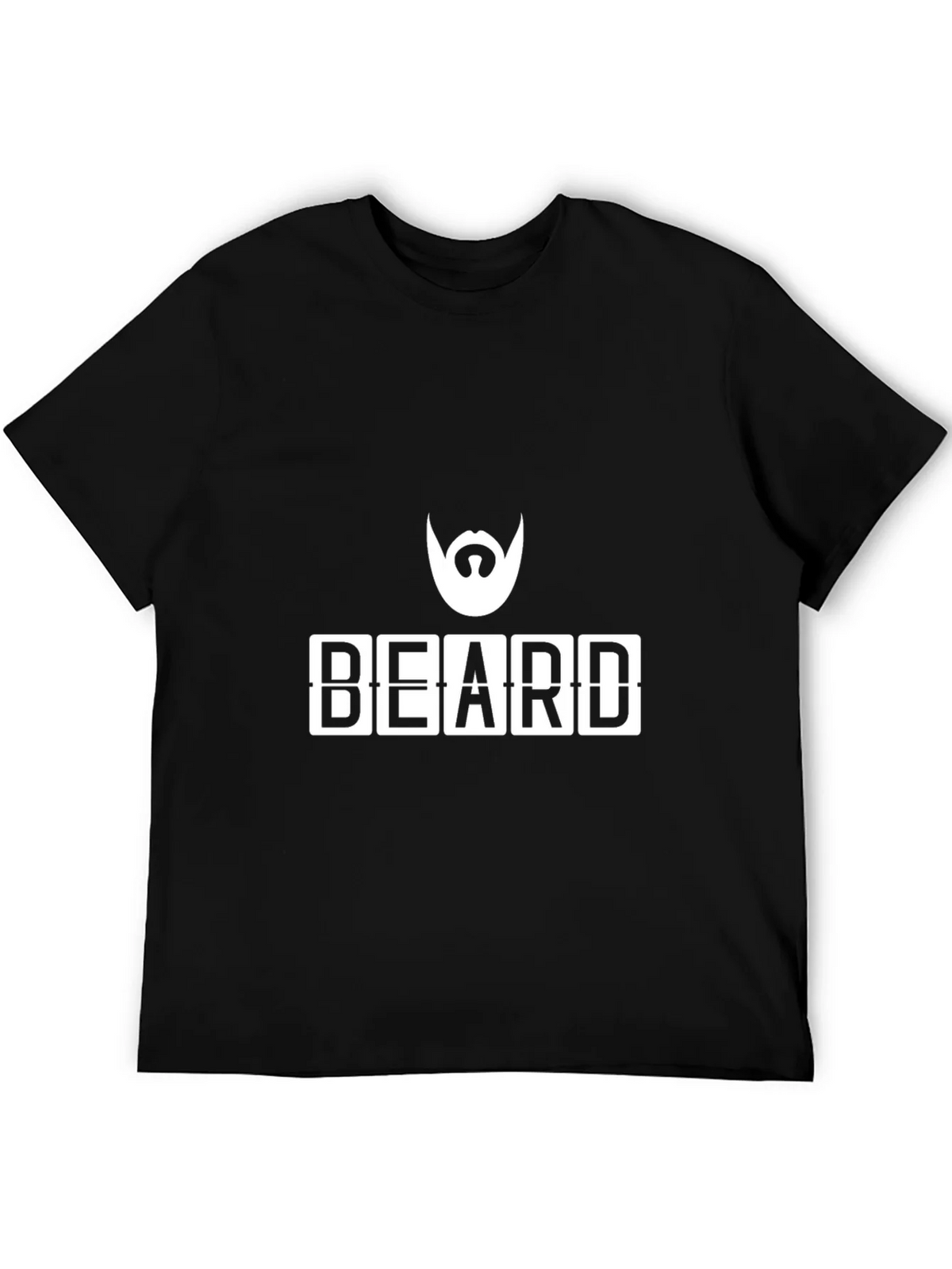Beard Graphic T-Shirt - Cool Mens Black Tee product image 8