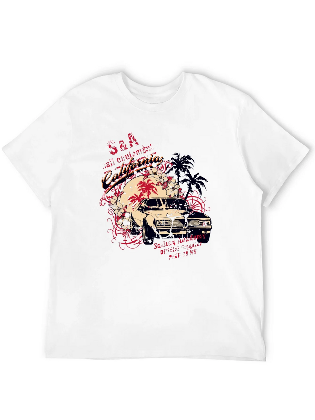 California Car Graphic Tee - Cool Retro Design product image 3