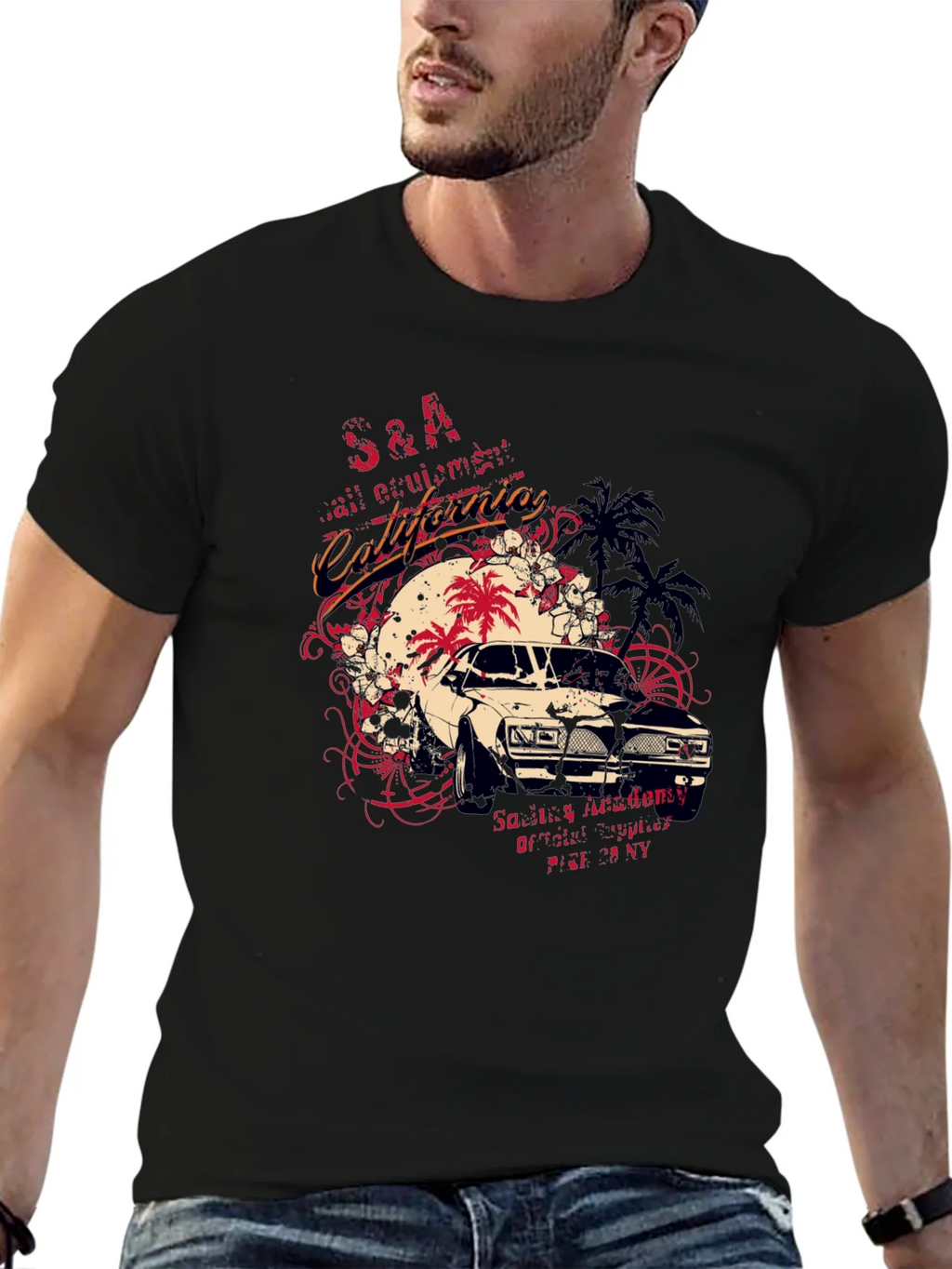 California Car Graphic Tee - Cool Retro Design product image 9