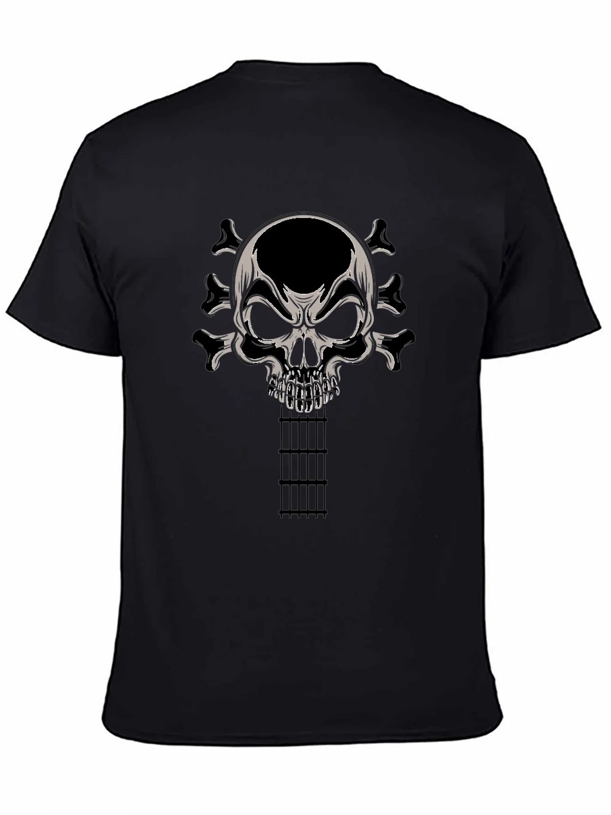 Skull Guitar T-Shirt - Rocker Tee product image 7