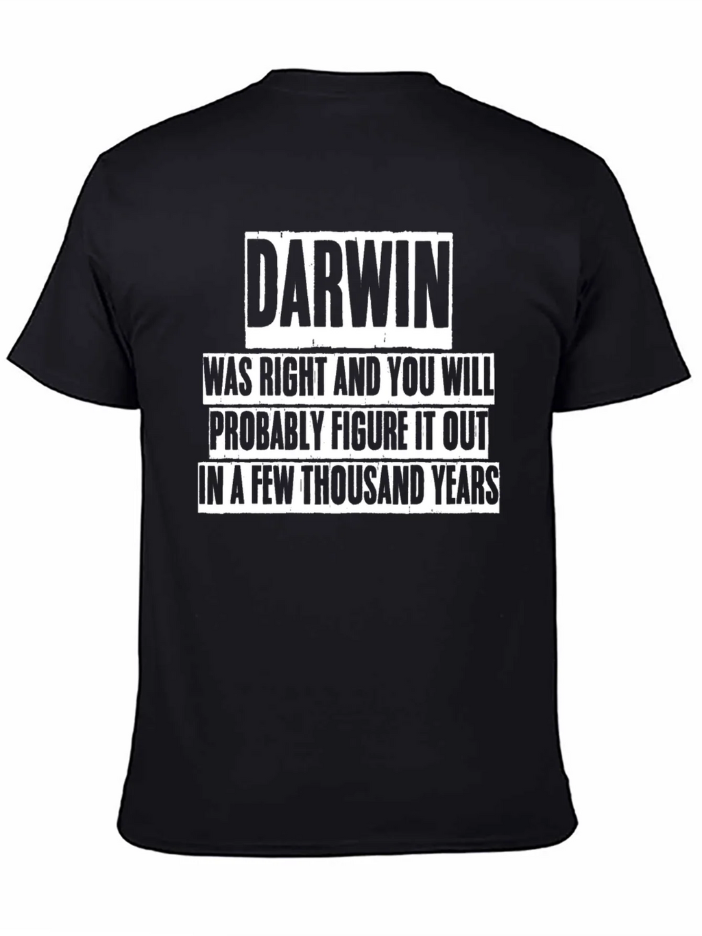 Darwin Was Right T-Shirt Funny Evolution Tee product image 7