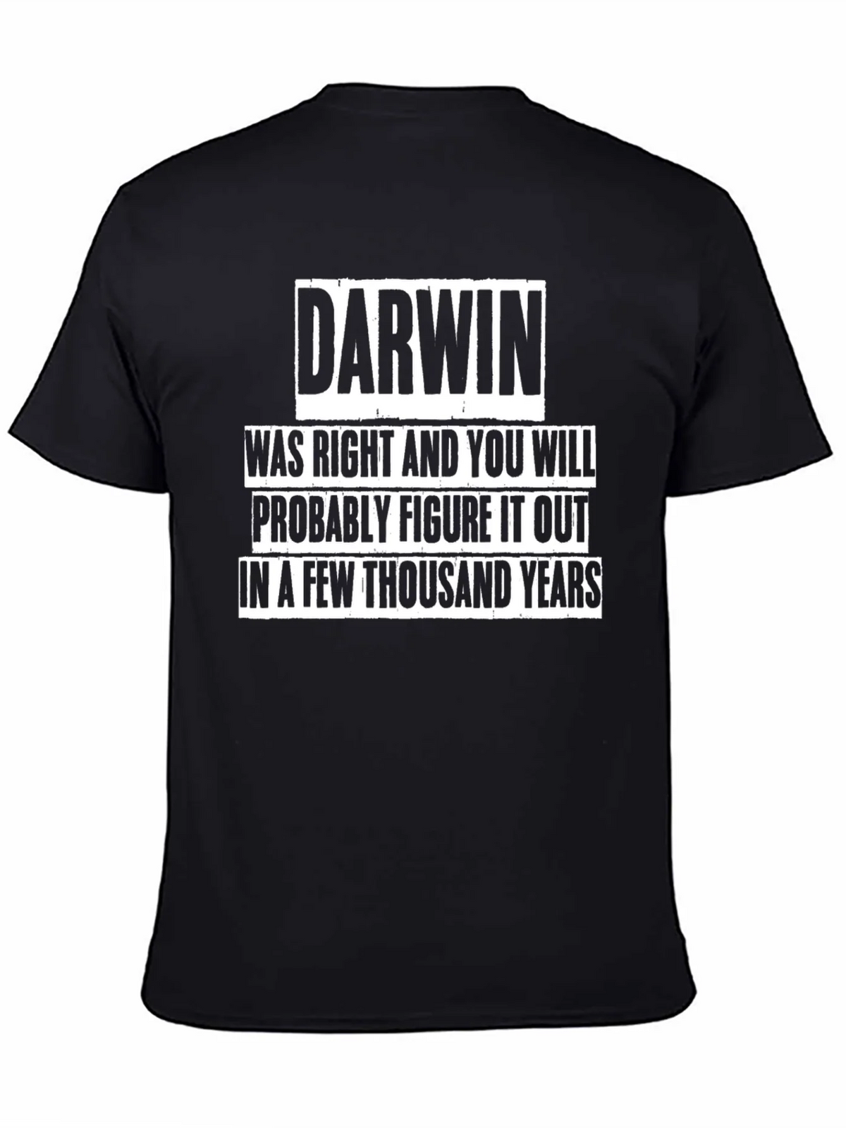 Darwin Was Right T-Shirt Funny Evolution Tee product image 7