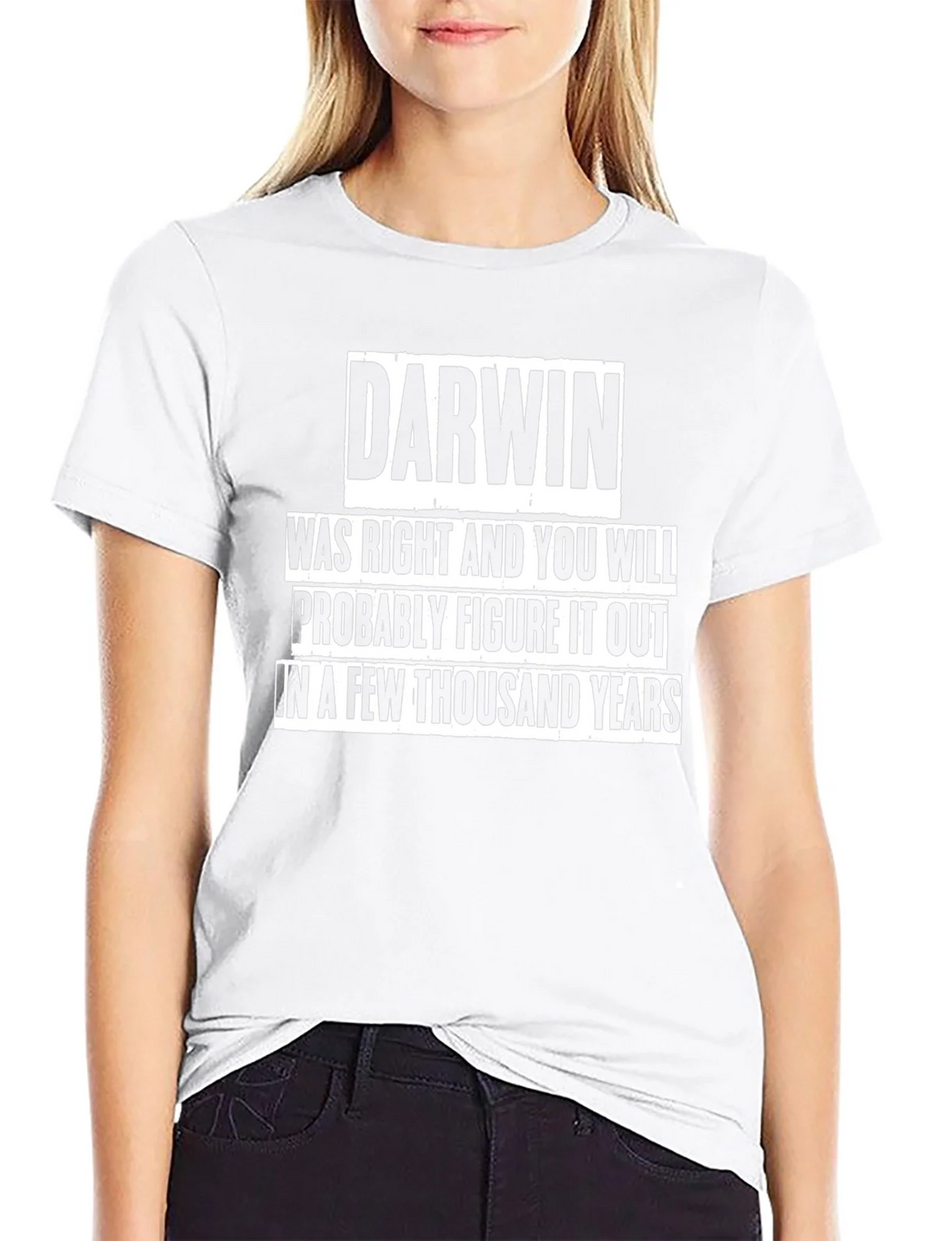 Darwin Was Right T-Shirt Funny Evolution Tee product image 11