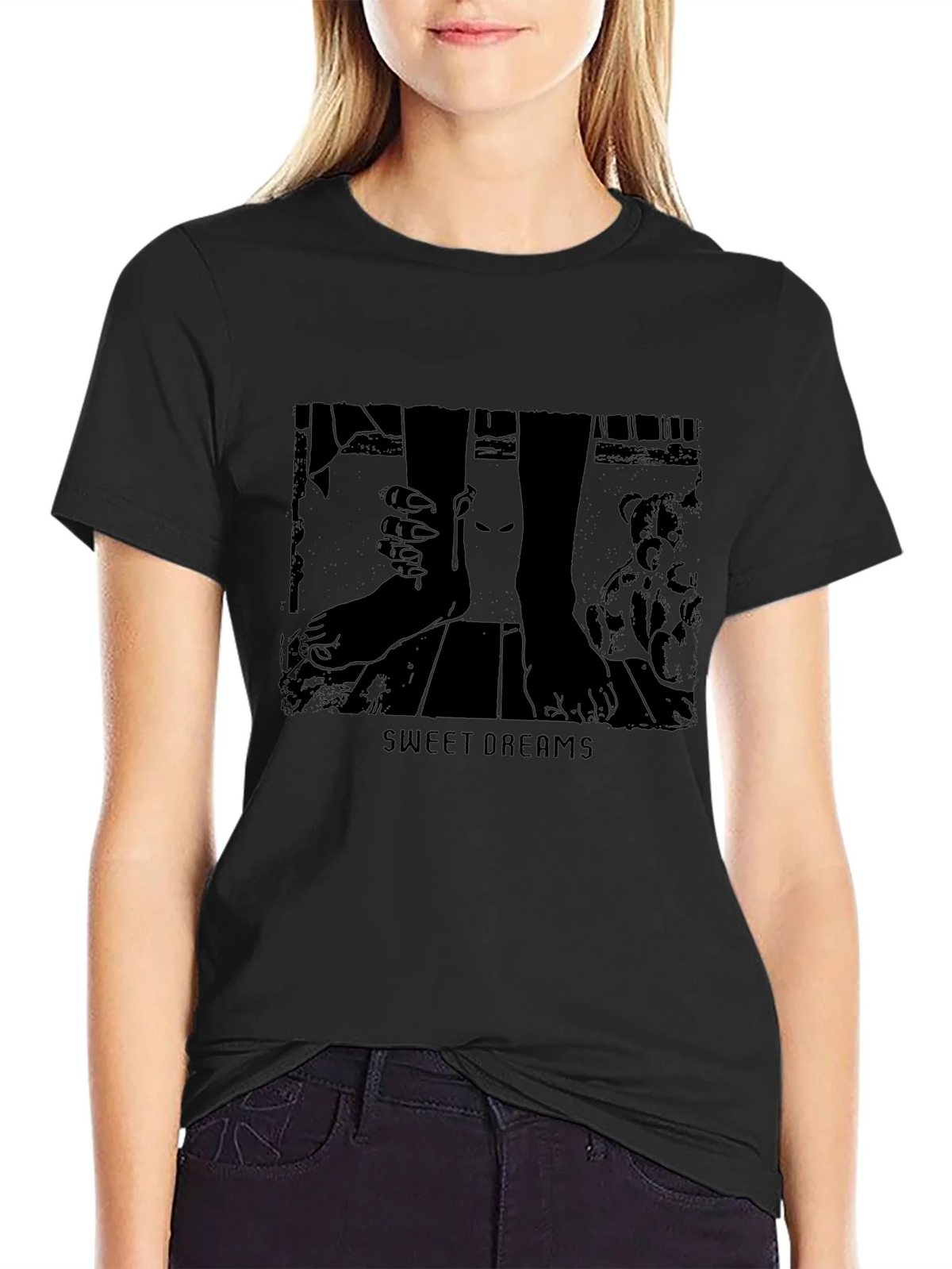 Sweet Dreams Graphic T-Shirt - Black product image 5