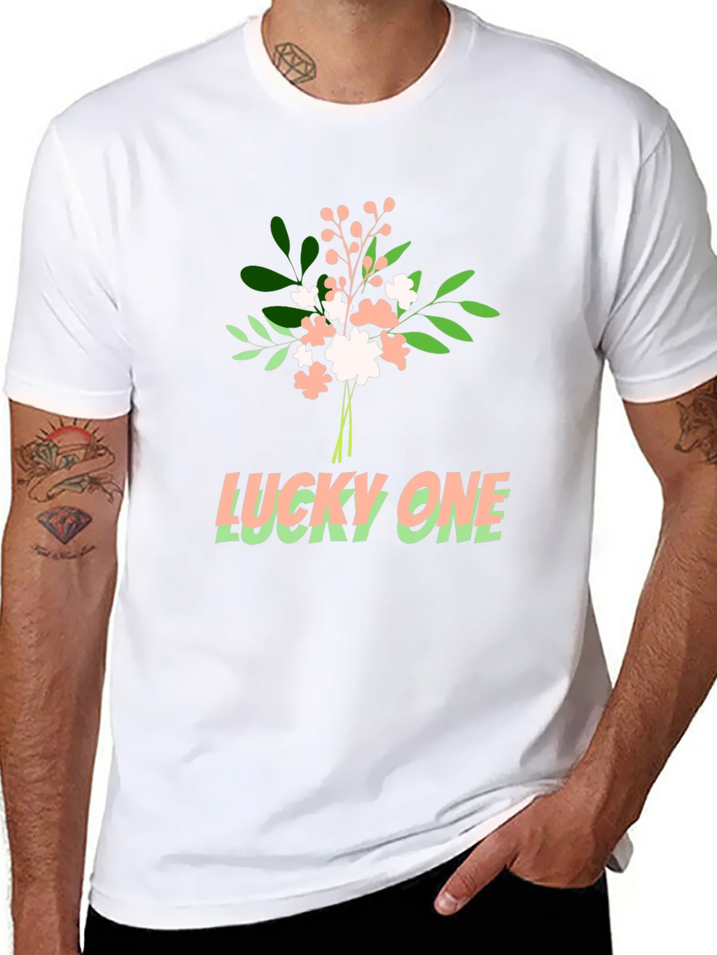 Lucky One Graphic Tee - Soft Cotton Blend product image 10