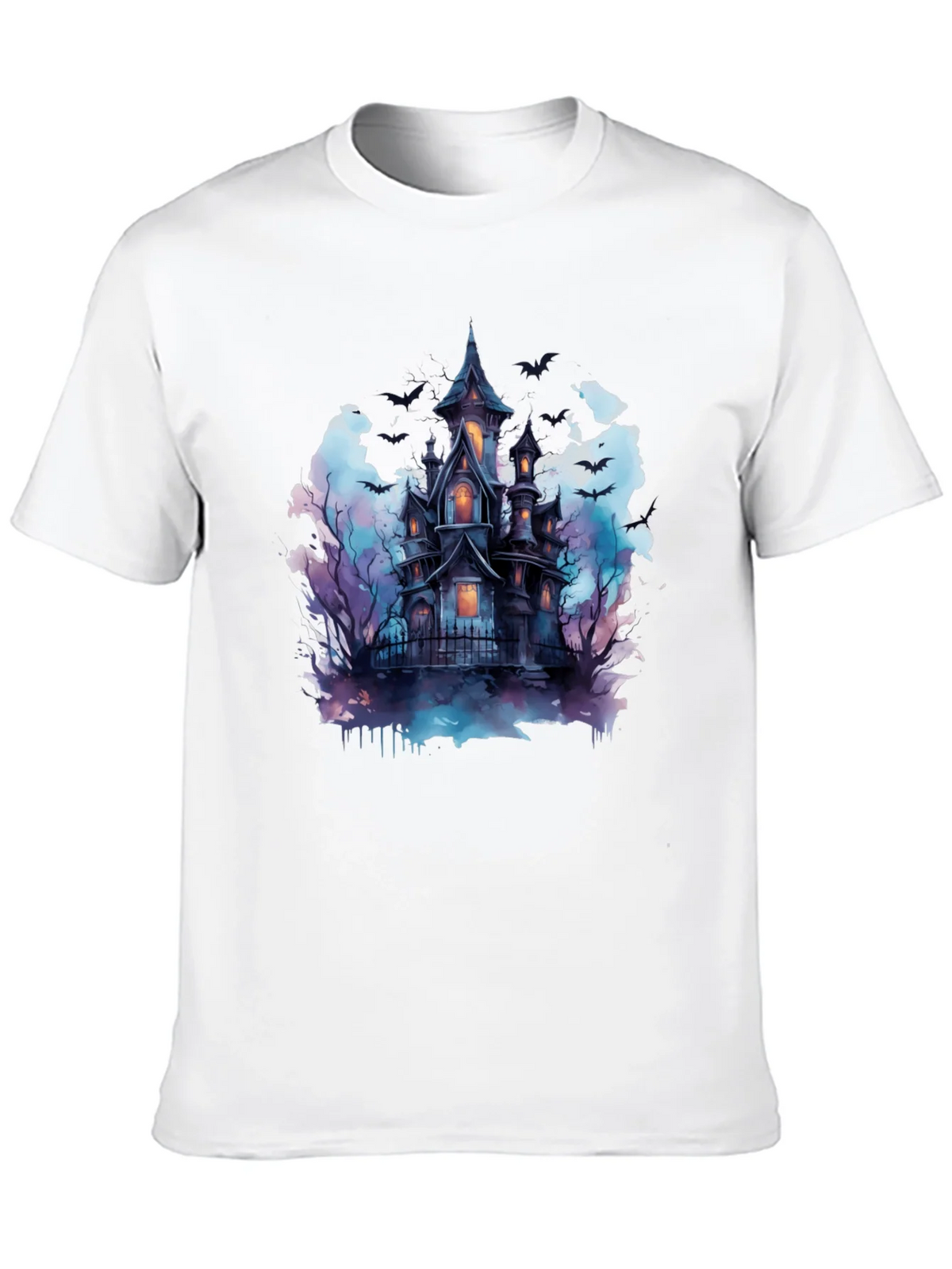 Spooky Haunted House Graphic Tee - Halloween Shirt product image 12