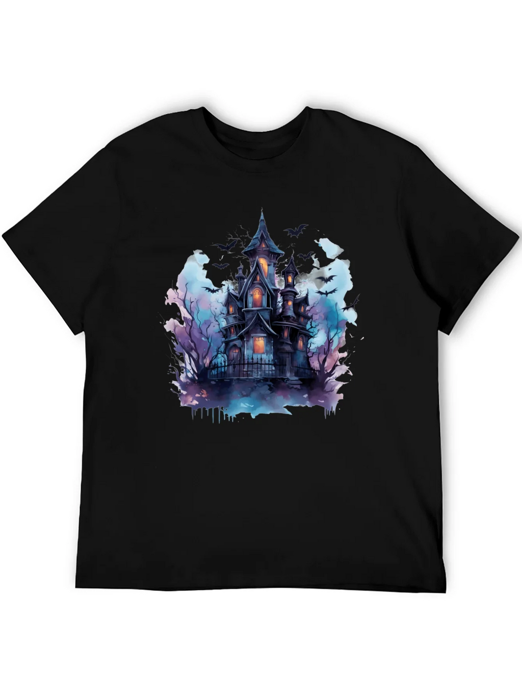 Spooky Haunted House Graphic Tee - Halloween Shirt product image 8