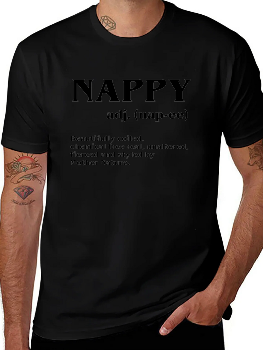 Nappy Definition Graphic T-Shirt product image 1
