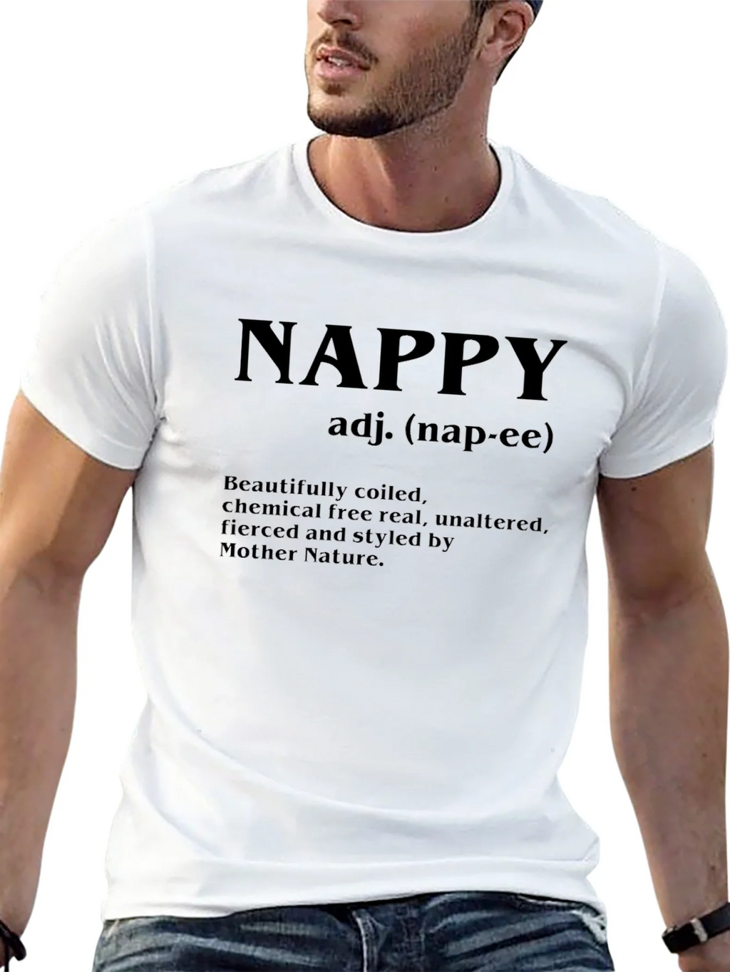 Nappy Definition Graphic T-Shirt product image 4