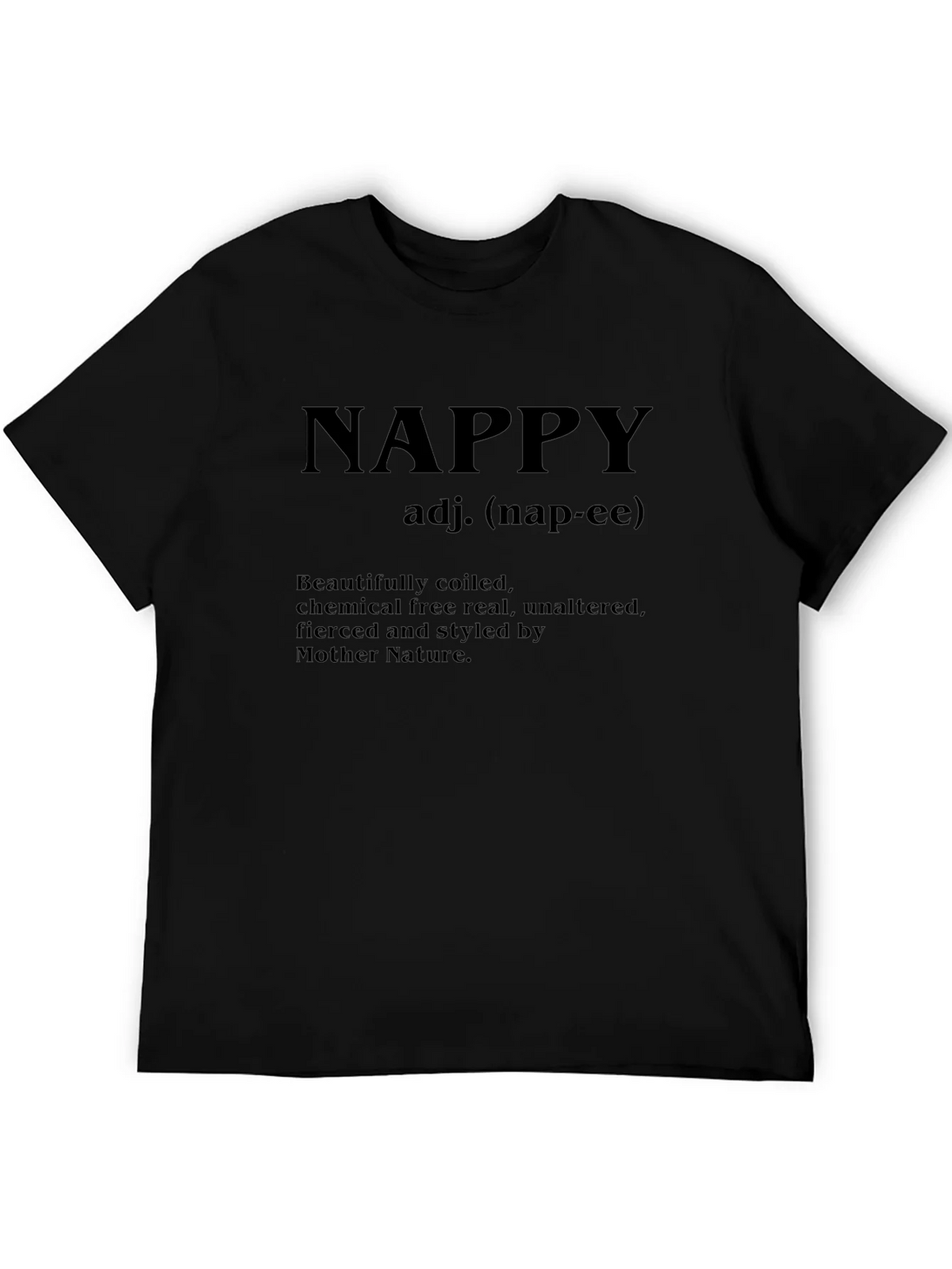 Nappy Definition Graphic T-Shirt product image 8