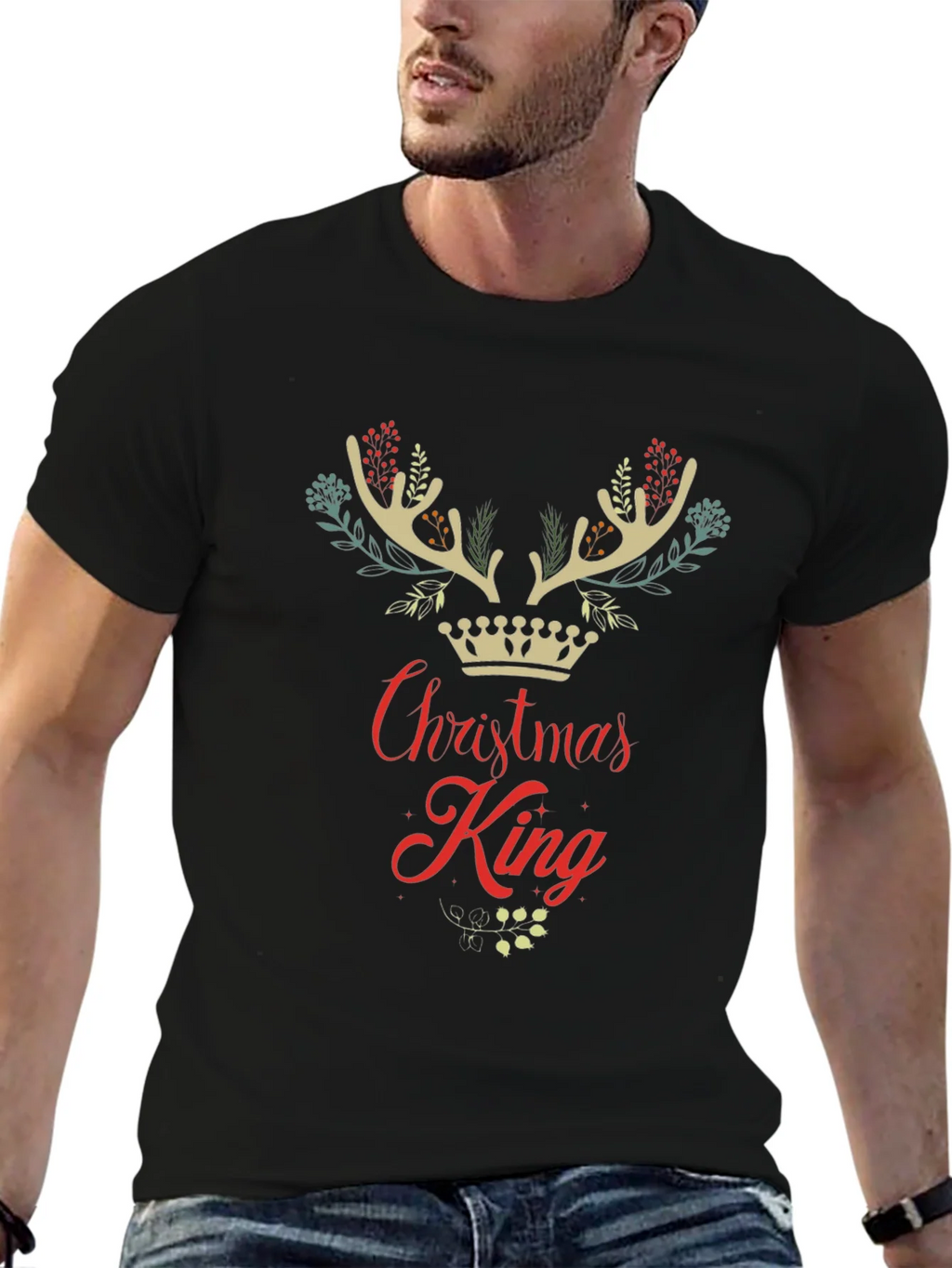 Christmas King Graphic Tee product image 9