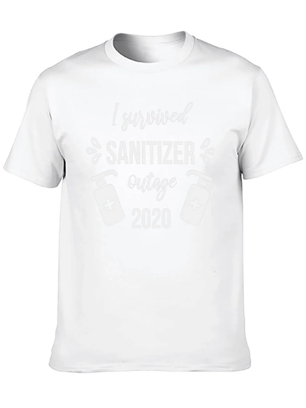 I Survived Sanitizer Outage 2020 Black T-Shirt product image 12